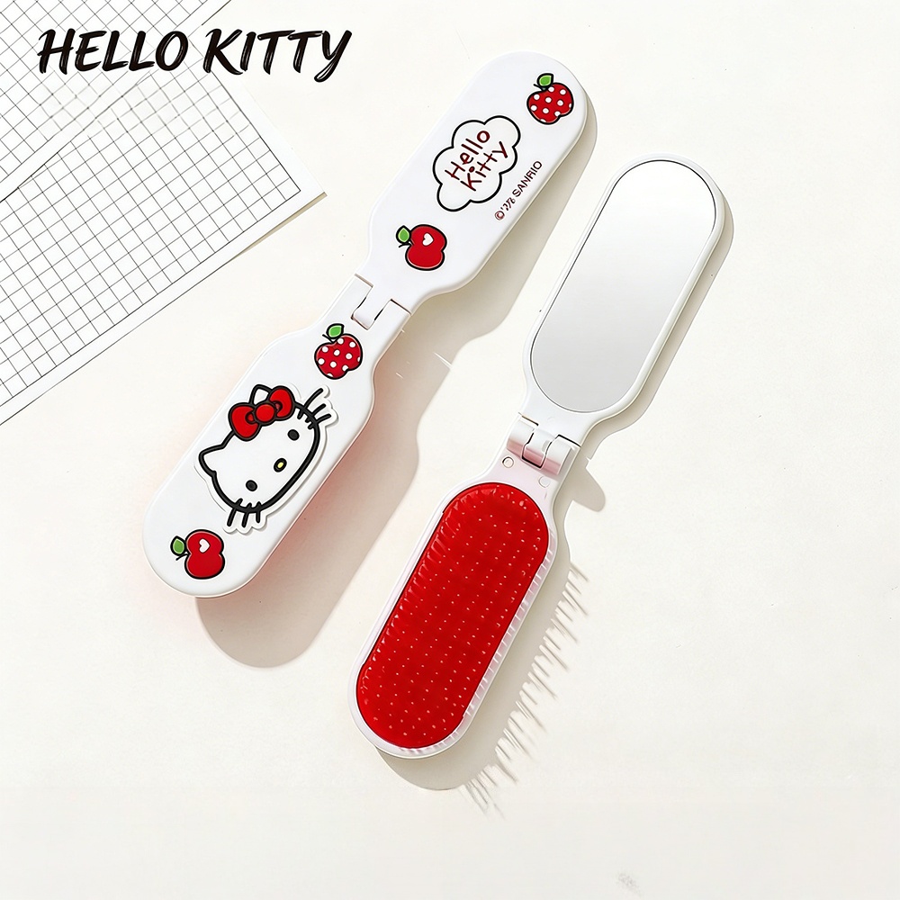 Home Goods Bathroom - Sanrio Foldable Hair Comb with Mirror