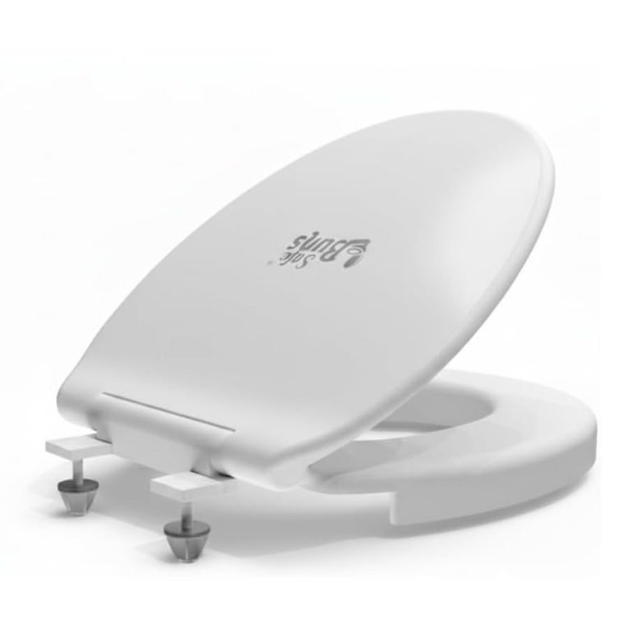 Home Bathroom - SafeBuns soft close round toilet seat