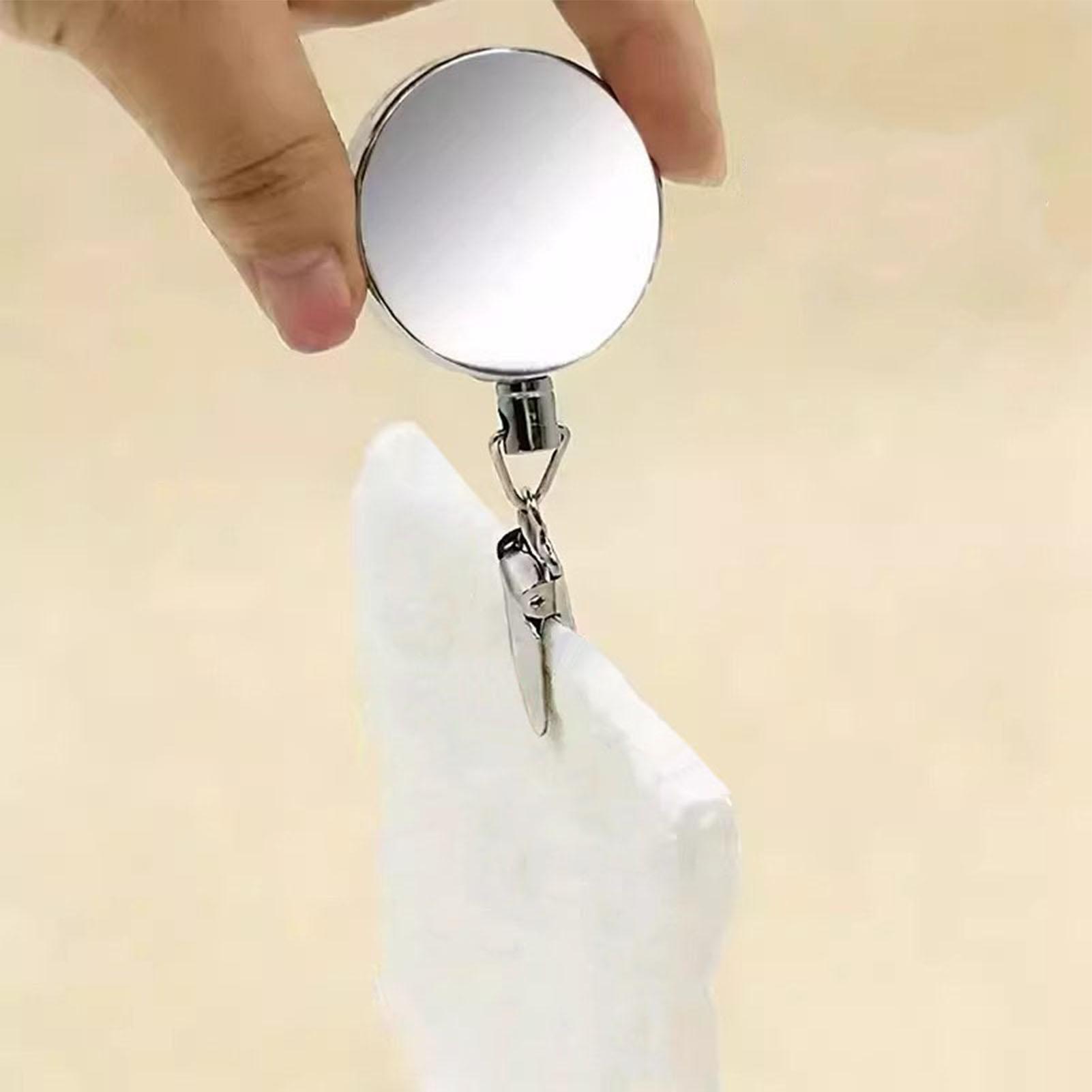 Towel Bar Stainless - Retractable Towel Rack Self-Adhesive Wall Mounted