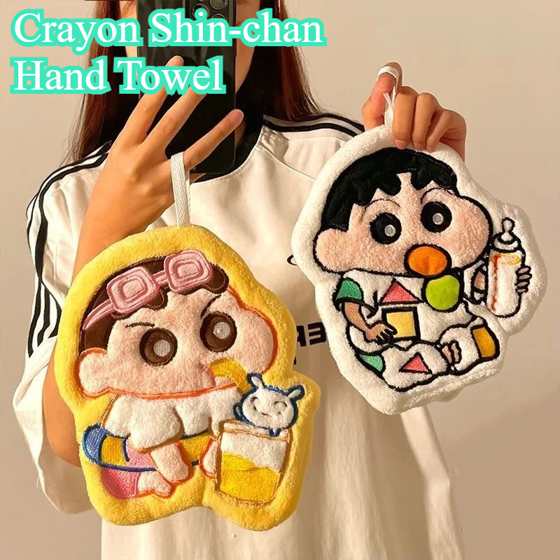 Home Goods Bathroom - New Crayon Shin-chan Hand Towel Anime