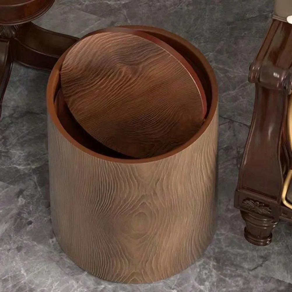 Retro Pp Plastics Wastebasket  - Home Bathroom Trash Can ulasan dan harga