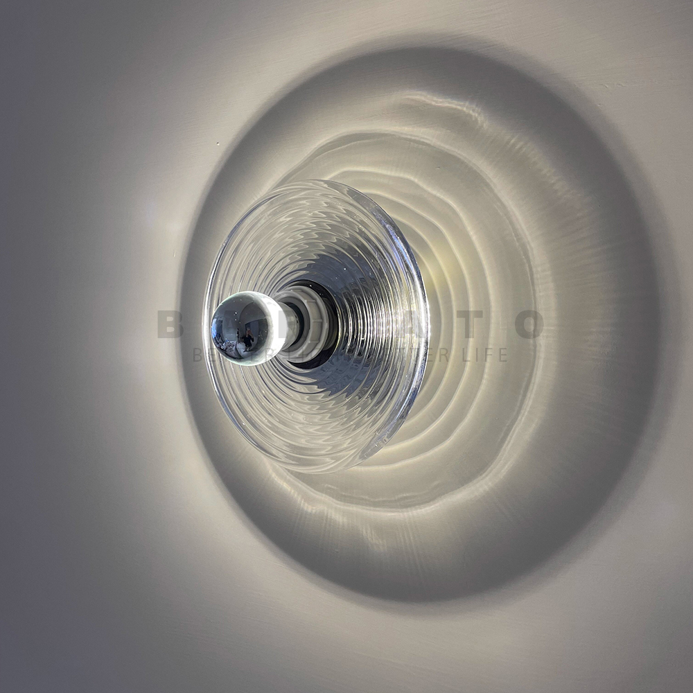 Water Ripple Glass Wall Lamp D - Home Bathroom Lighting Design ulasan dan harga