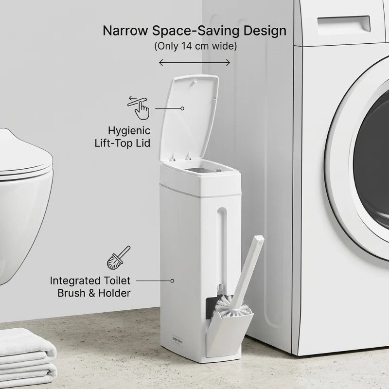 Home Household Bathroom Trash  - Home Bathroom Trash Can ulasan dan harga