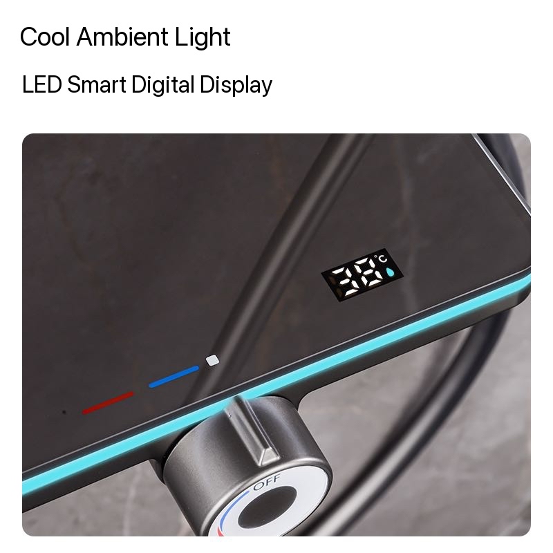Gray Piano Button Ambient Ligh - Home Bathroom Renovation ulasan dan harga