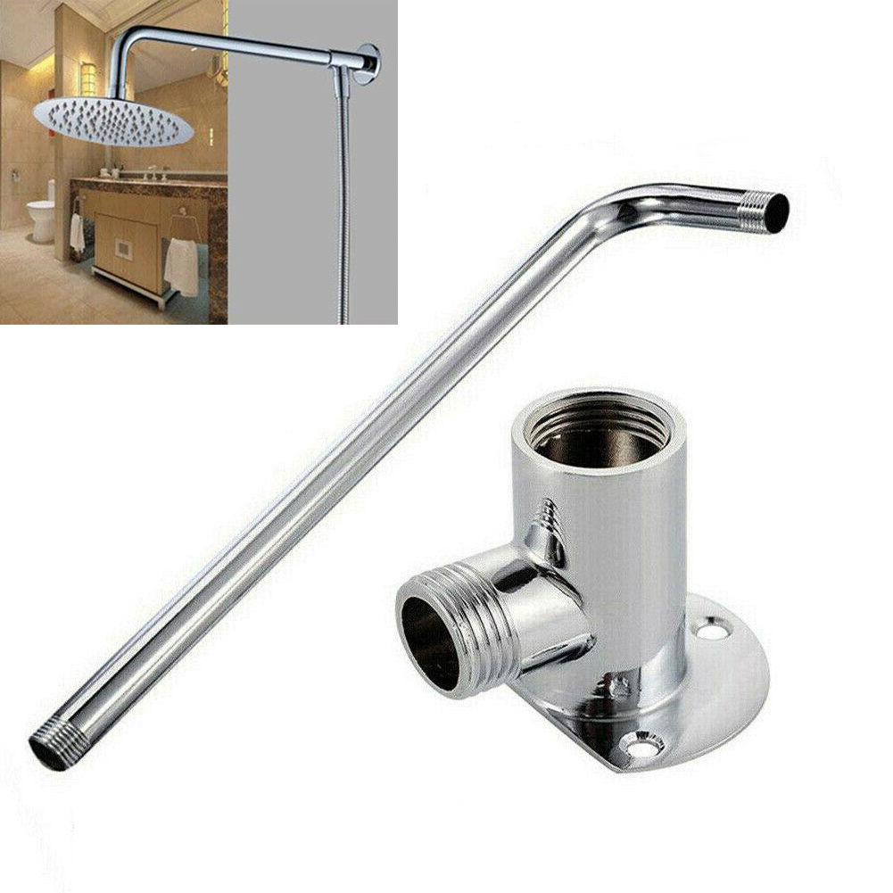 Stainless Steel Shower Arm Wal - Home Bathroom Renovation ulasan dan harga