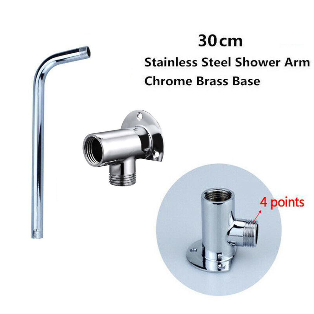 Stainless Steel Shower Arm Wal - Home Bathroom Renovation ulasan dan harga