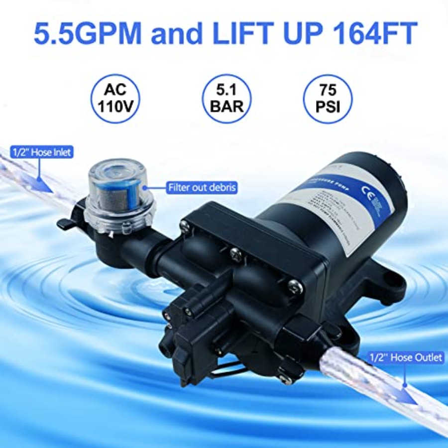 Water Pressure Booster Pump fo - Home Bathroom Pressure Pump ulasan dan harga