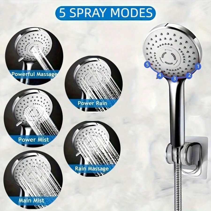 8-Inch High Pressure Rain Show - Home Bathroom ulasan dan harga