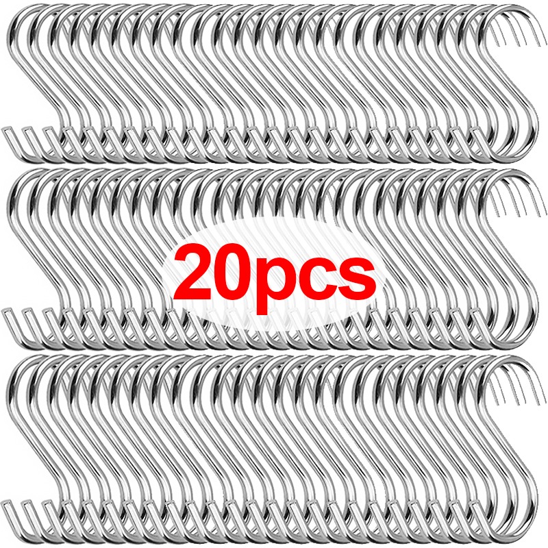 New Stainless Steel S-Shape Ho - Towel Bar Stainless ulasan dan harga