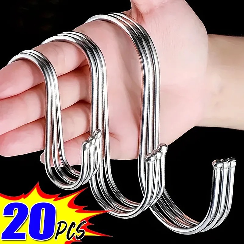 New Stainless Steel S-Shape Ho - Towel Bar Stainless ulasan dan harga