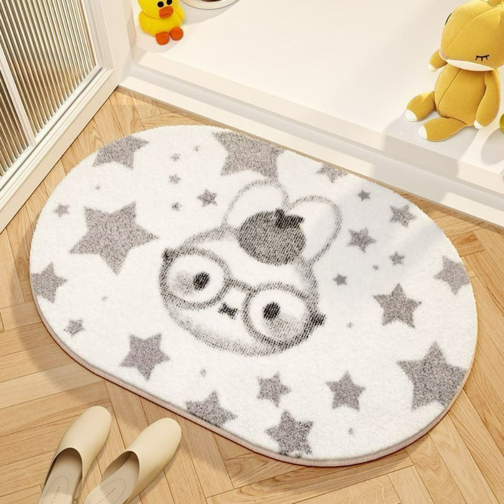 Miffy Cartoon Floor Mat Soft I - Home Bathroom Mats ulasan dan harga