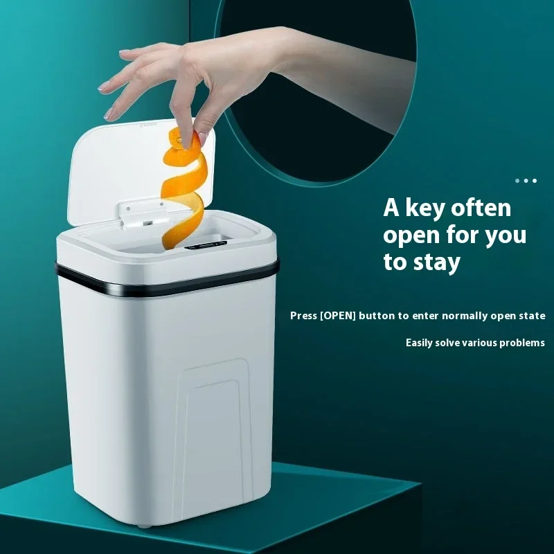 15L Smart Trash Can Automatic  - Home Bathroom Trash Can ulasan dan harga