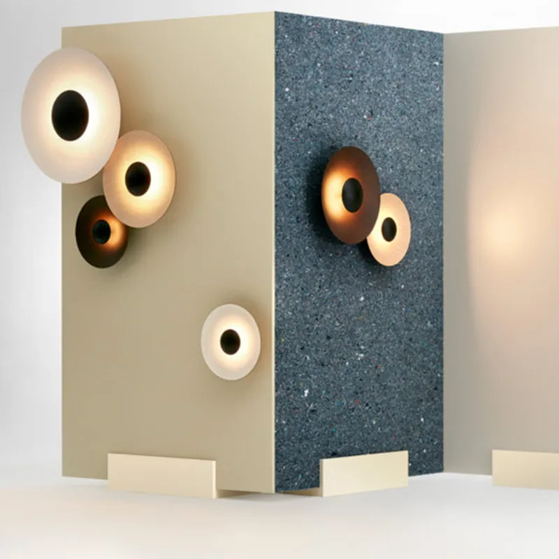 Round Nordic Wall Led Lamp Mod - Home Bathroom Lighting Design ulasan dan harga