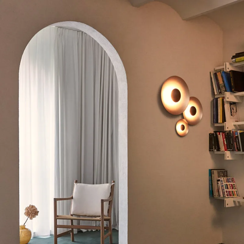 Round Nordic Wall Led Lamp Mod - Home Bathroom Lighting Design ulasan dan harga