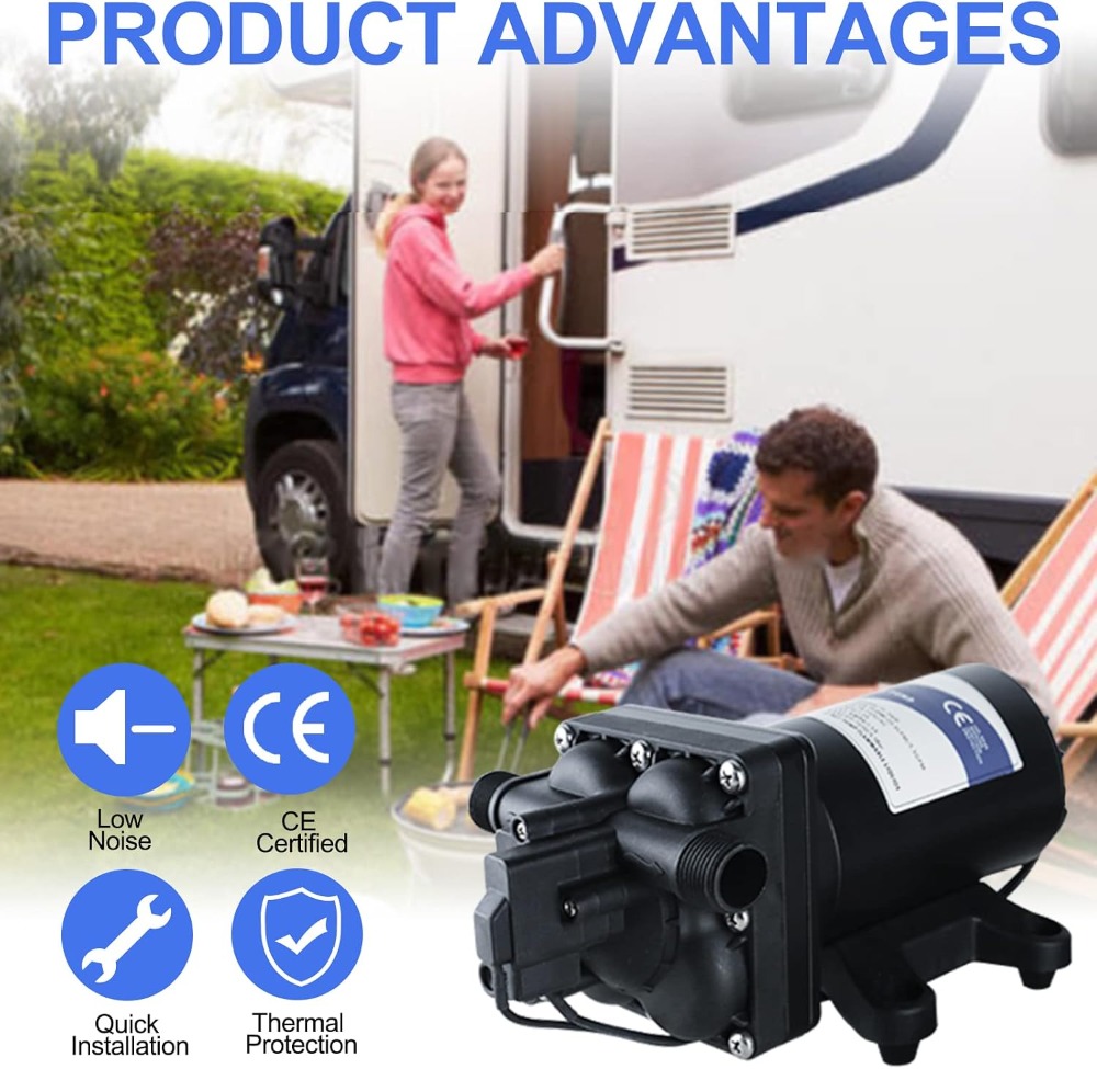 110V AC Water Diaphragm Pump 5 - Home Bathroom Pressure Pump ulasan dan harga
