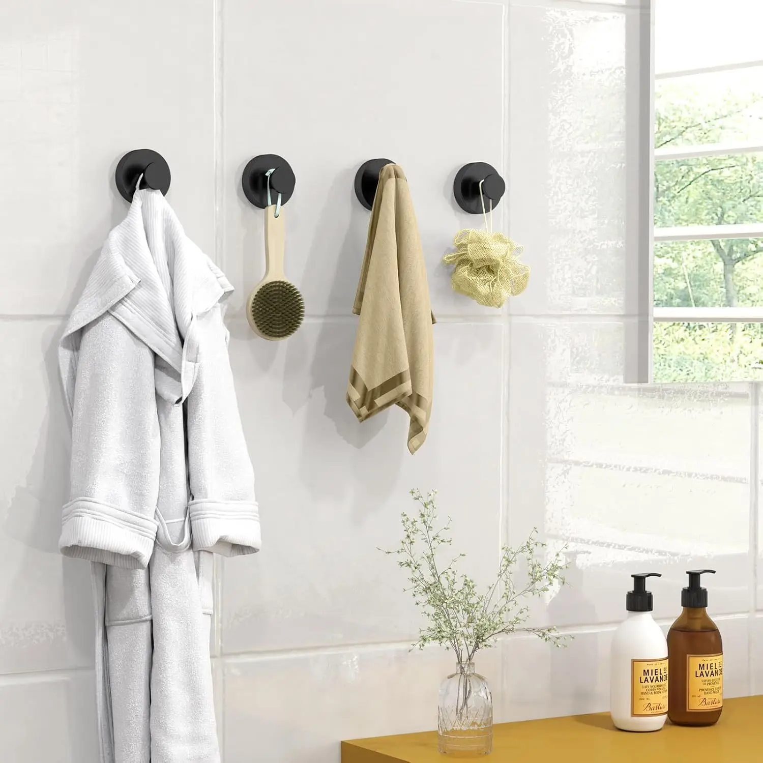 1-8PCS Stainless Steel Suction - Towel Bar Stainless ulasan dan harga