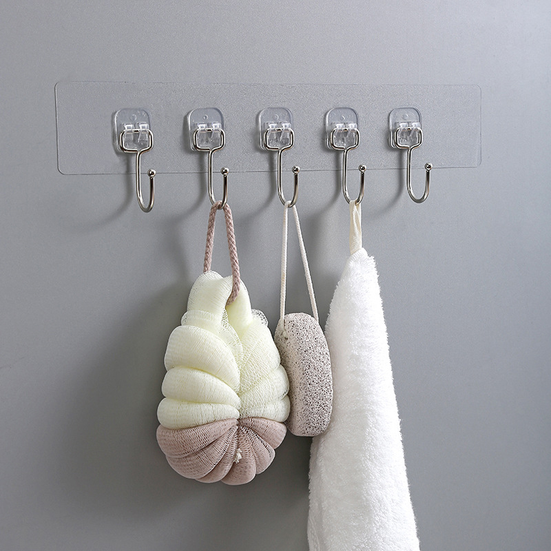 3/4/5/6 Row Wall Hanging Hook  - Towel Bar Stainless ulasan dan harga
