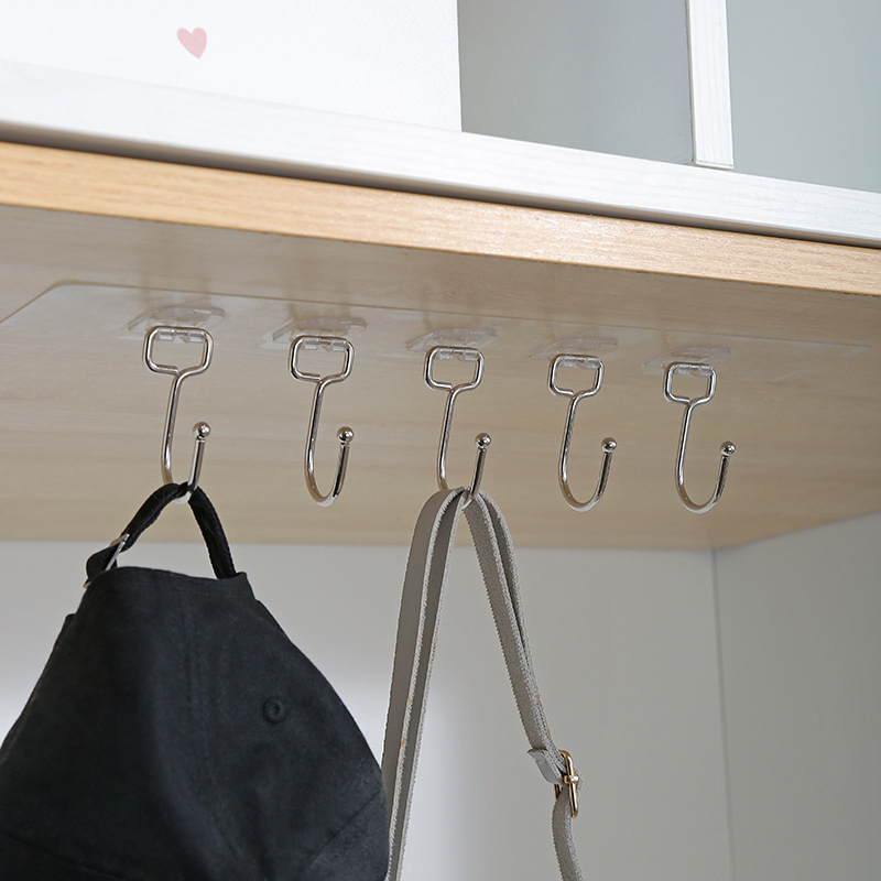 3/4/5/6 Row Wall Hanging Hook  - Towel Bar Stainless ulasan dan harga