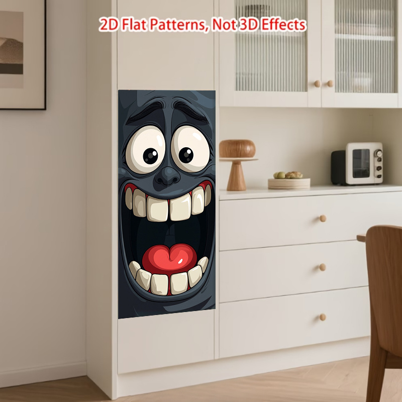 1pcs Funny Face Trash Can Stic - Home Bathroom Trash Can ulasan dan harga