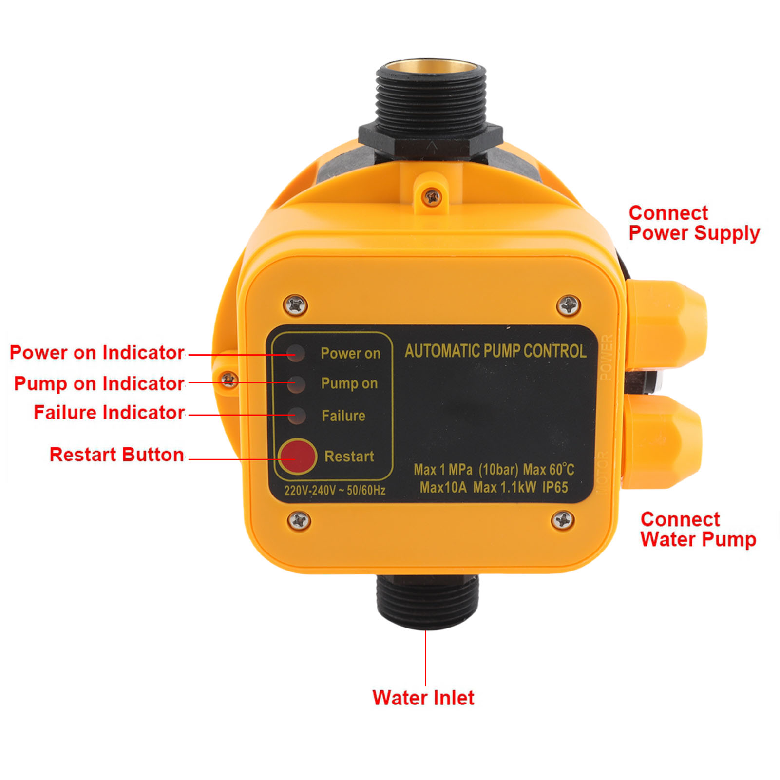 Automatic Water Pump Pressure  - Home Bathroom Pressure Pump ulasan dan harga