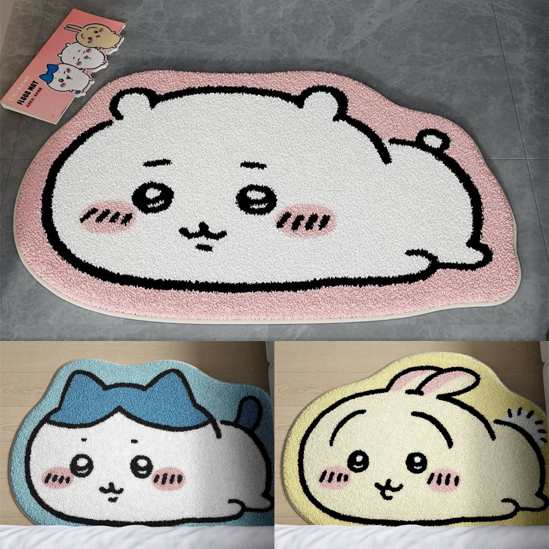 Chiikawa Cartoon Rug Anime Hac - Home Bathroom Mats ulasan dan harga