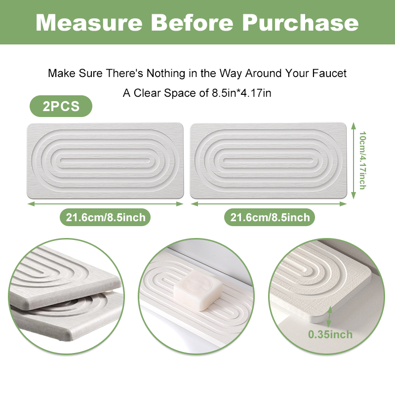 Faucet Mats Diatom Mud Kitchen - Home Bathroom Mats ulasan dan harga