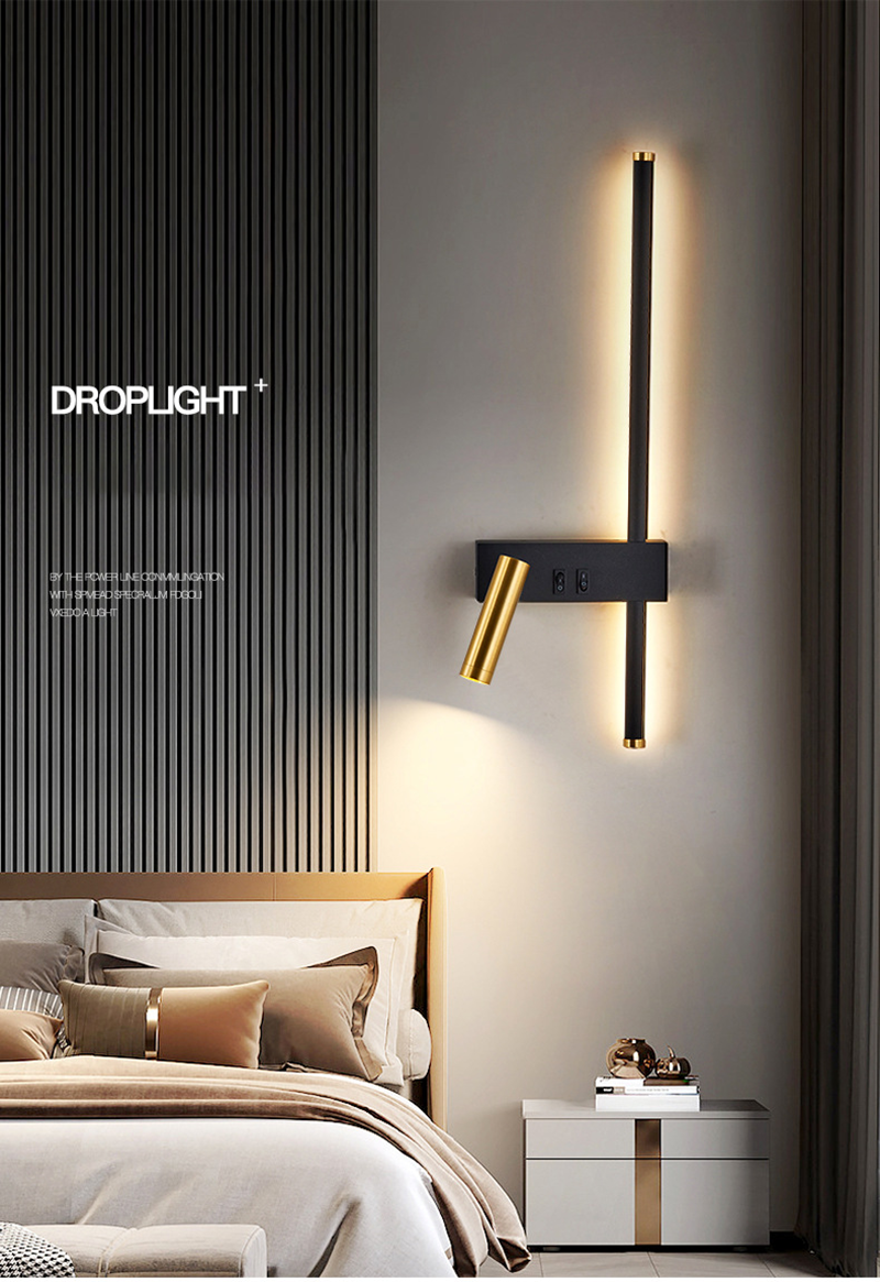 Adjustable With Switch LED Wal - Home Bathroom Lighting Design ulasan dan harga