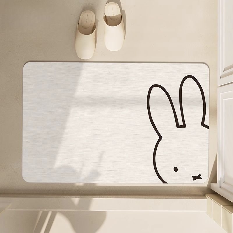 Kawaii Miffy Floor Mat Simple  - Home Bathroom Mats ulasan dan harga