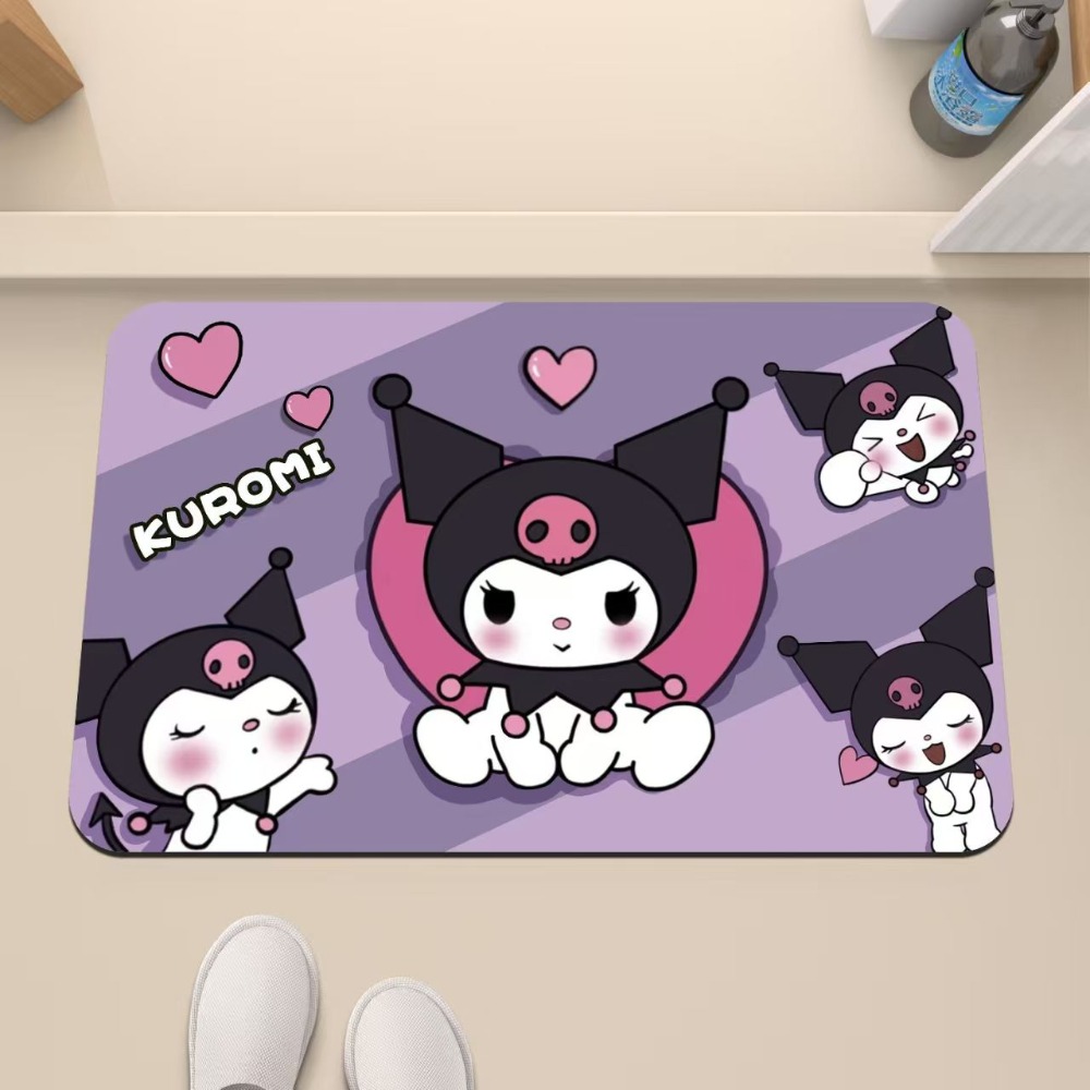 Hello Kitty Non-Slip Absorbent - Home Bathroom Mats ulasan dan harga