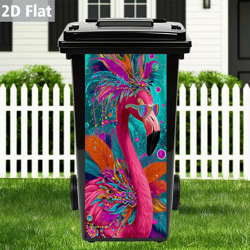 1 piece of colorful flamingo p - Home Bathroom Trash Can ulasan dan harga