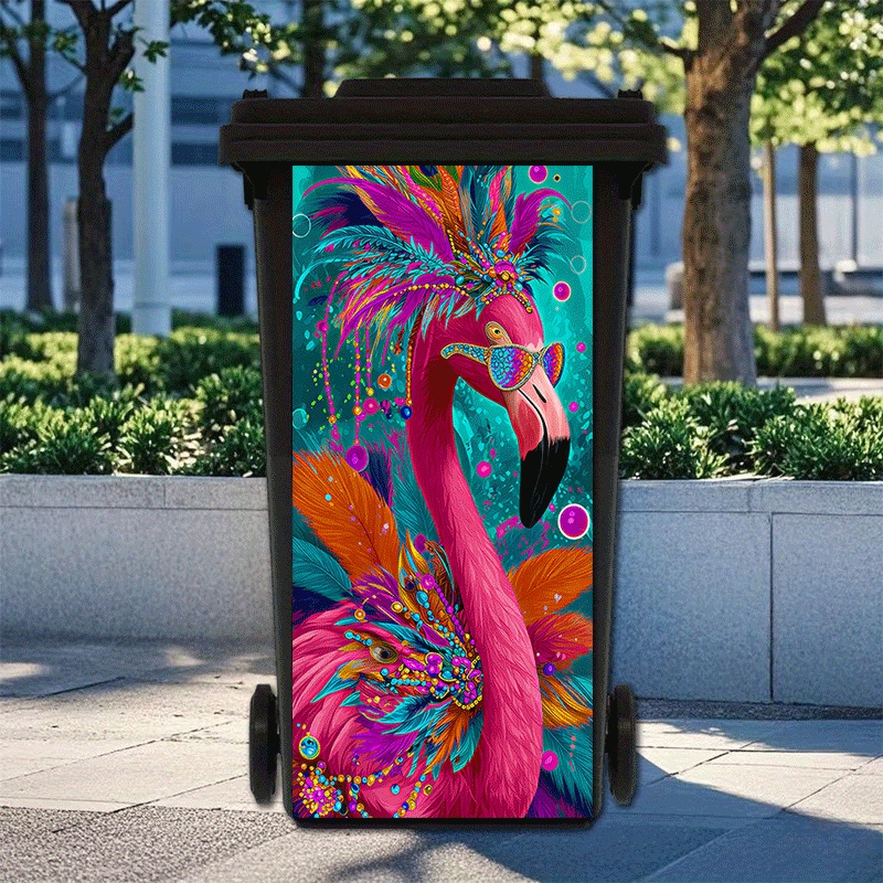 1 piece of colorful flamingo p - Home Bathroom Trash Can ulasan dan harga