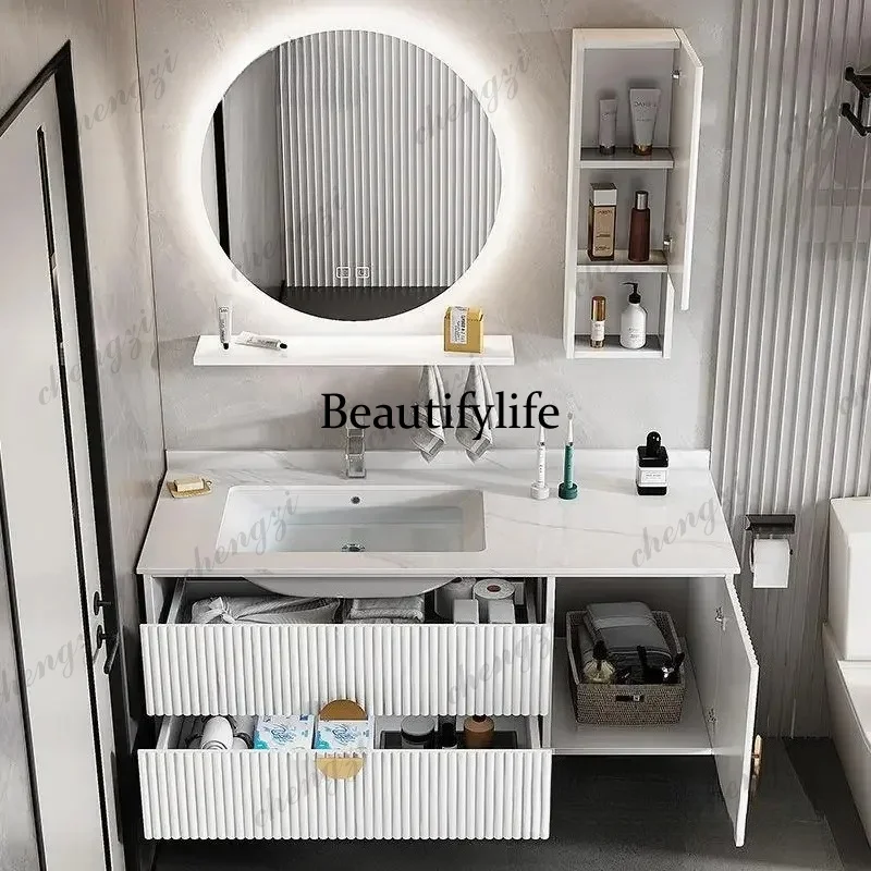 M183 Compact Bathroom Cabinet  - Home Bathroom Vanity Combo ulasan dan harga