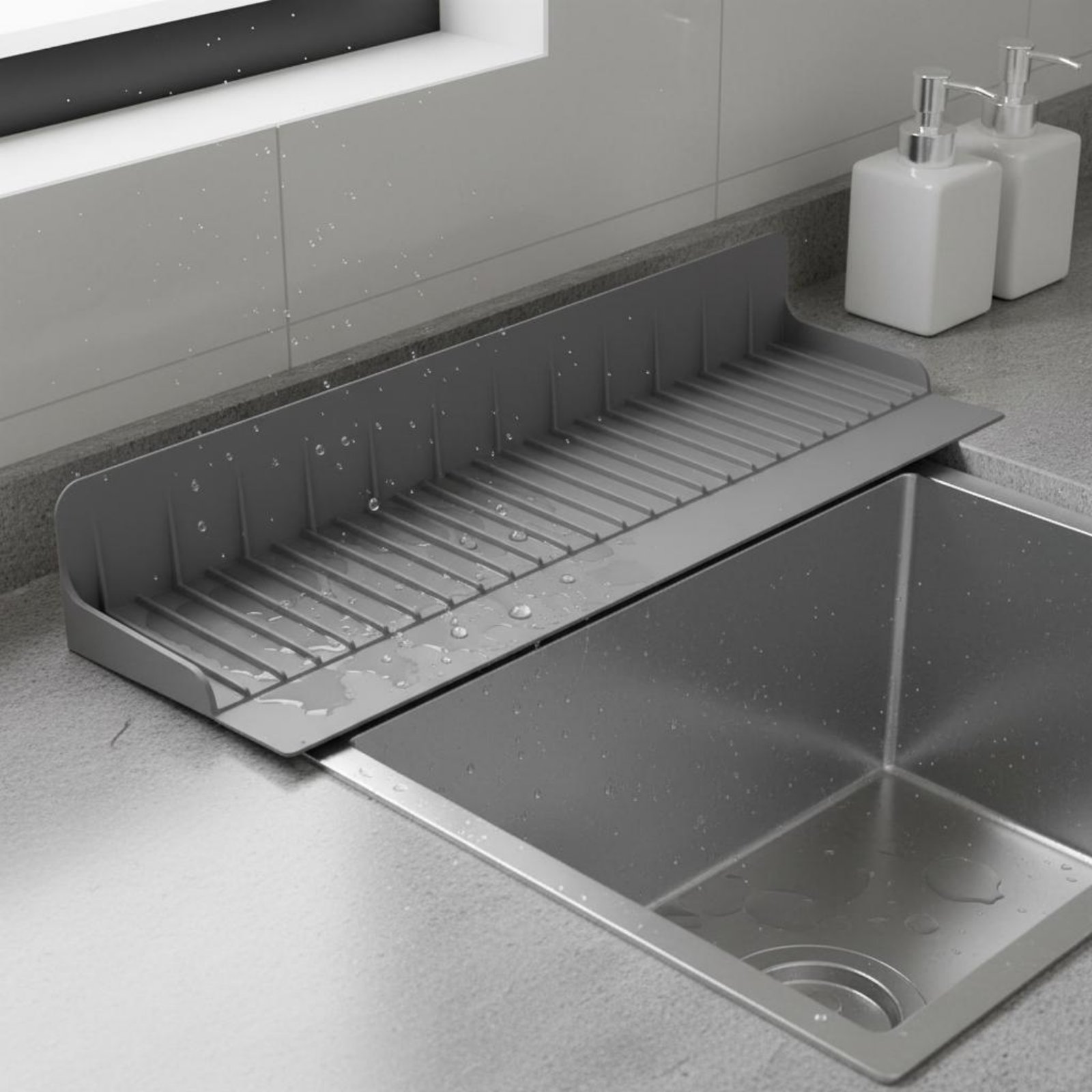 Silicone Sink Splash Guard Wat - Home Bathroom Mats ulasan dan harga