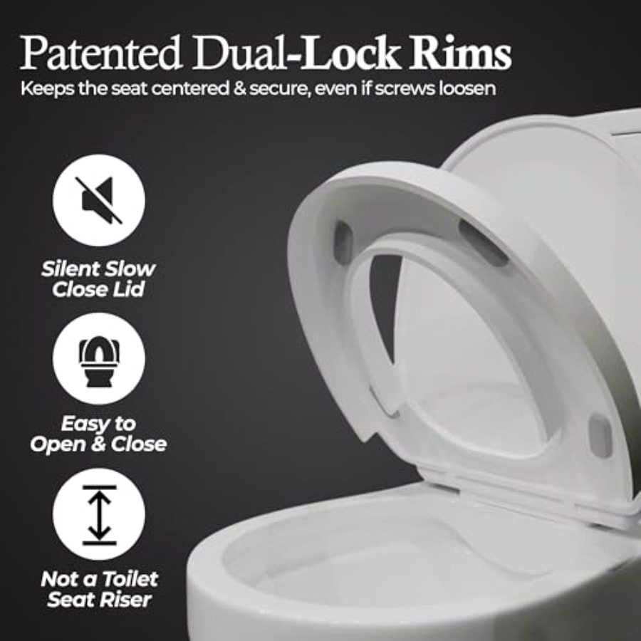 SafeBuns soft close round toil - Home Bathroom ulasan dan harga