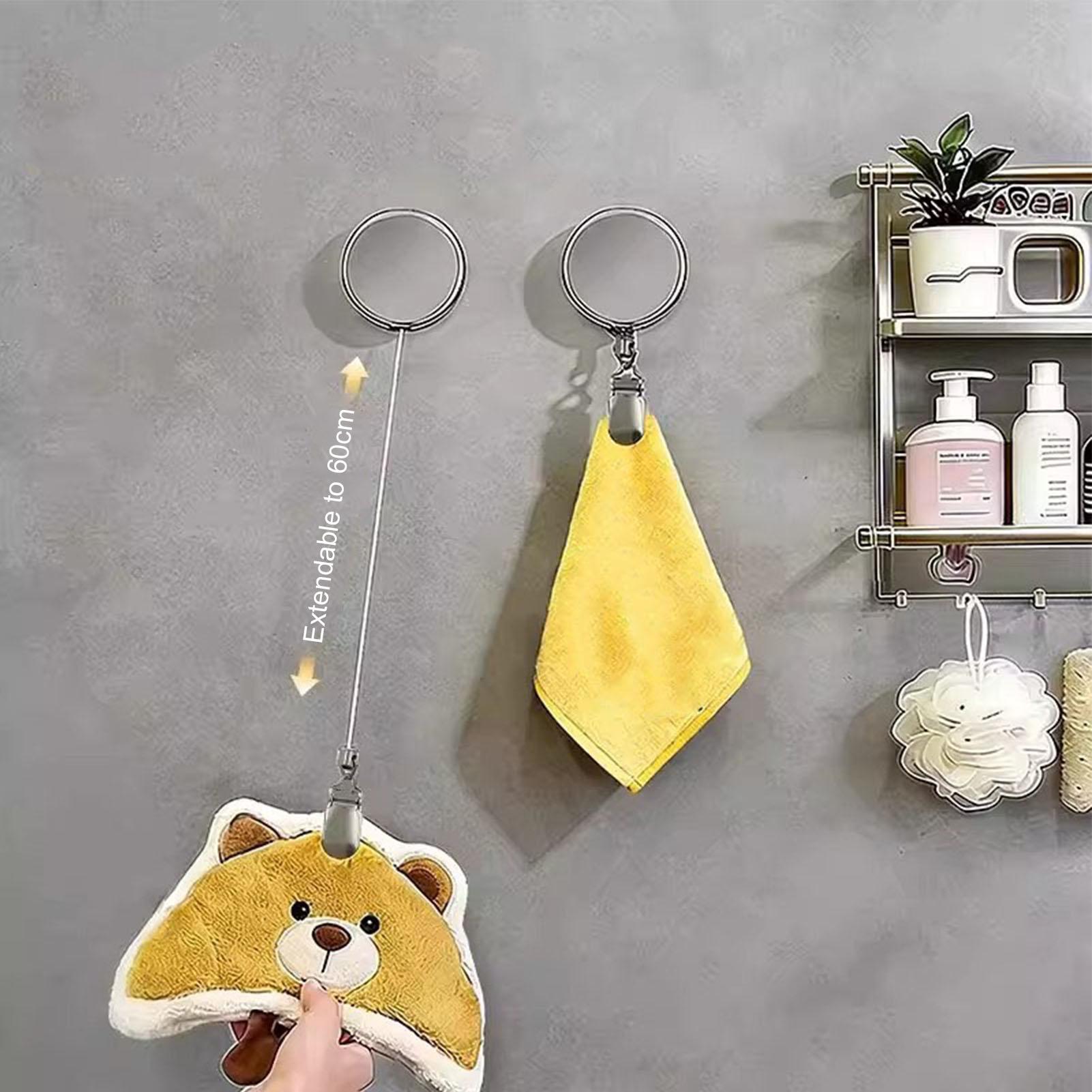 Retractable Towel Rack Self-Ad - Towel Bar Stainless ulasan dan harga