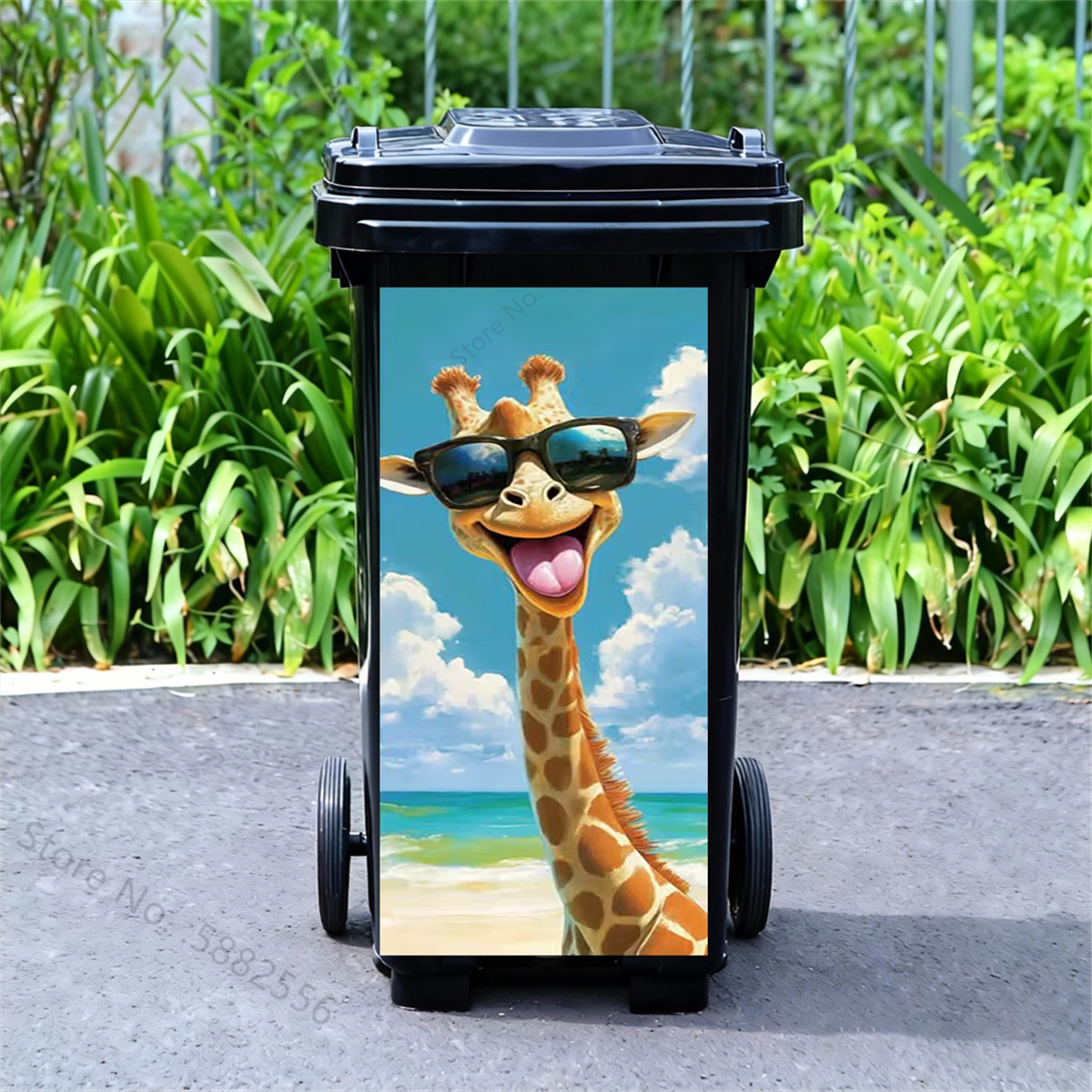 Adorable Cartoon Panda Rubbish - Home Bathroom Trash Can ulasan dan harga