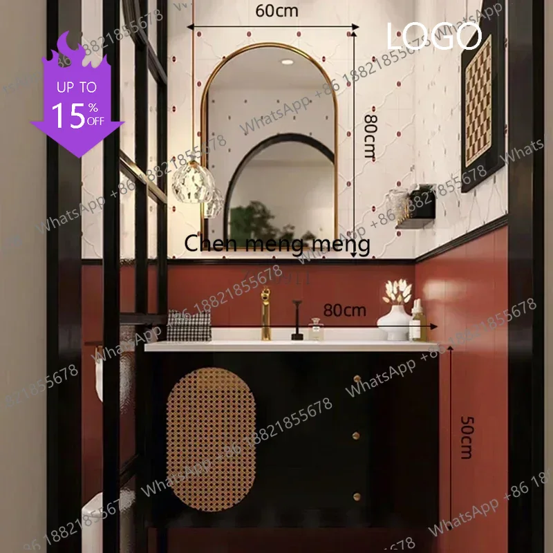 P3  Narrow Furniture Closed St - Home Bathroom Vanity Combo ulasan dan harga
