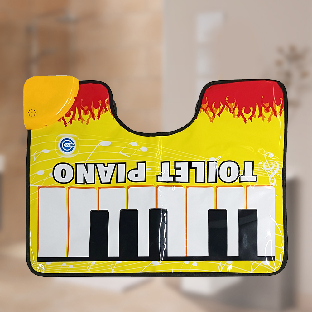 Toilet Piano Mat Novelty Potty - Home Bathroom Mats ulasan dan harga