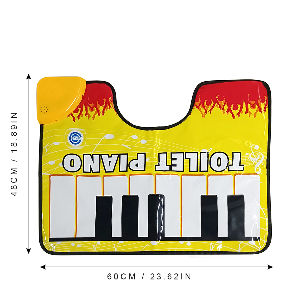 Toilet Piano Mat Novelty Potty - Home Bathroom Mats ulasan dan harga