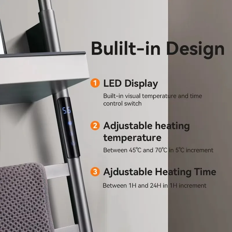 Towel Heated Holder Bathroom E - Towel Warmer Electric ulasan dan harga