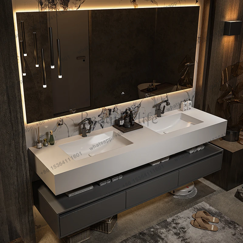 ljy Mirror Storage Bathroom Ca - Home Bathroom Vanity Combo ulasan dan harga