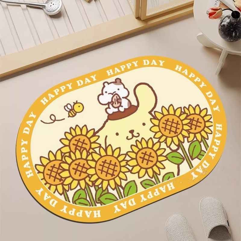 Pudding Dog Inspired Bath Mat  - Home Bathroom Mats ulasan dan harga