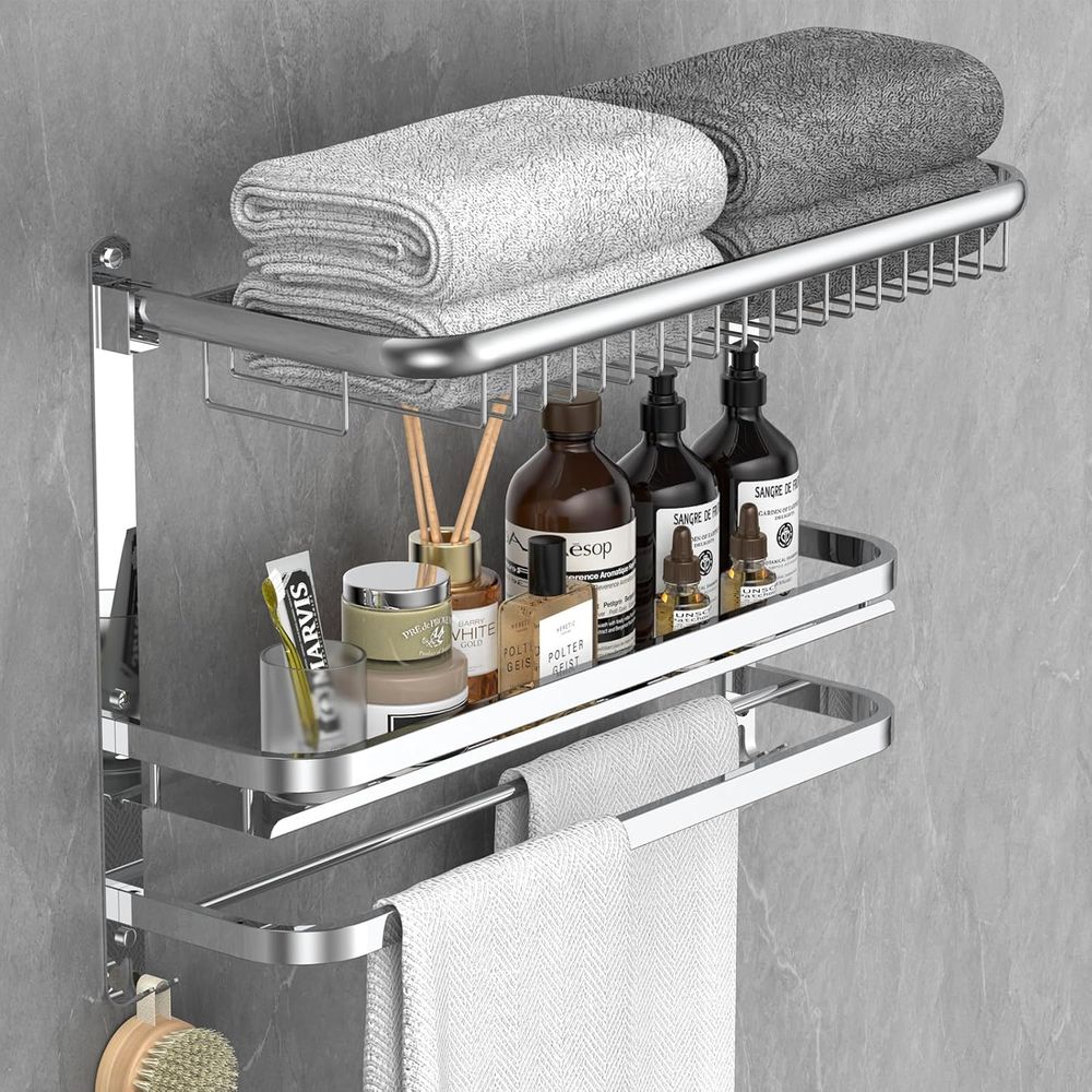 23.22 Inch Wall-Mounted Stainl - Towel Bar Stainless ulasan dan harga