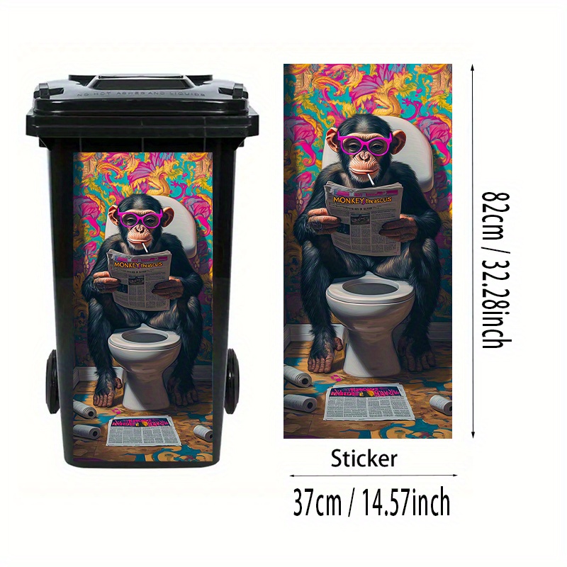 1 Funny Tarsier Trash Can Stic - Home Bathroom Trash Can ulasan dan harga