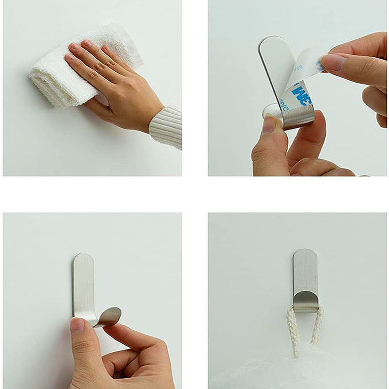 Self Adhesive Strong Wall Hook - Towel Bar Stainless ulasan dan harga