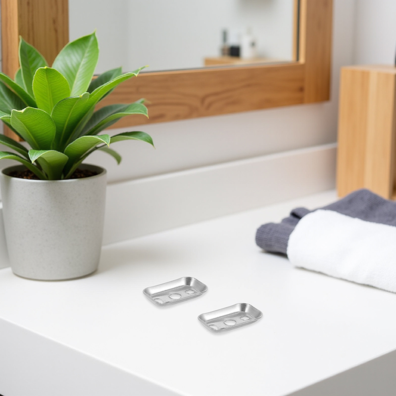 4Pcs Bathroom Towel Rail Brack - Towel Bar Stainless ulasan dan harga