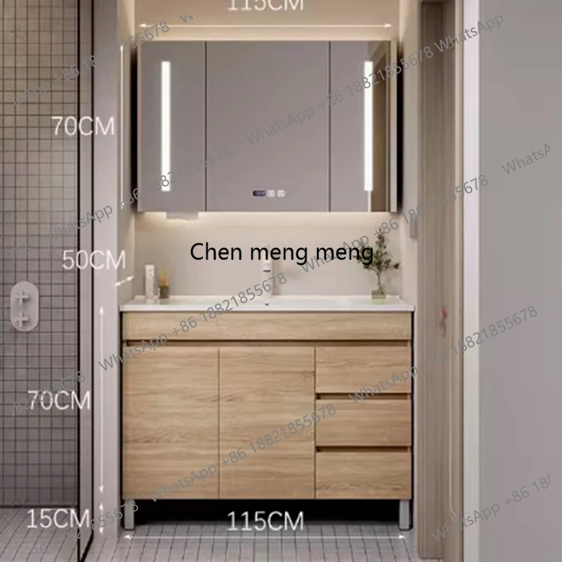 G153 Waterproof Wooden Bathroo - Home Bathroom Vanity Combo ulasan dan harga